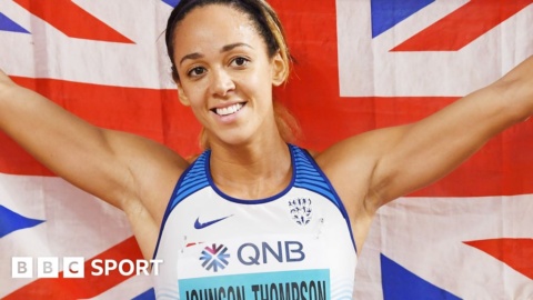 Katarina Johnson-Thompson wins World Athletics Championships heptathlon gold