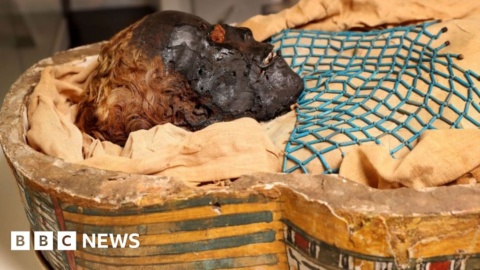 Belfast’s Egyptian mummy ‘may have died in violent knife attack’