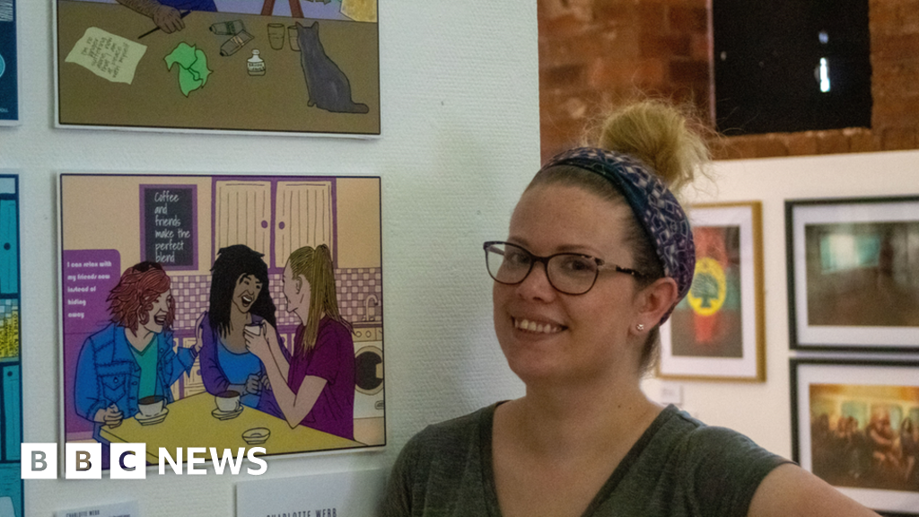 Wolverhampton artists beating addiction with painting and drawing Wolverhampton artists beating addiction with painting and drawing