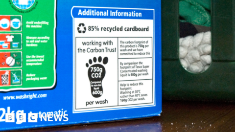 Should firms have to put carbon labels on all products?