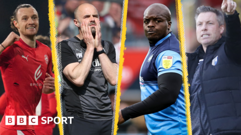 League One: Third tier set for final day drama at top and bottom of division