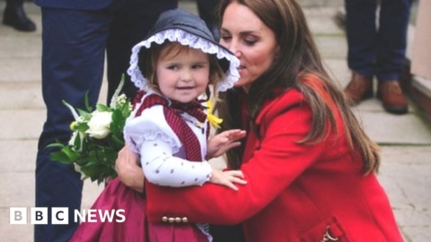 Prince and Princess of Wales visit nation for first time