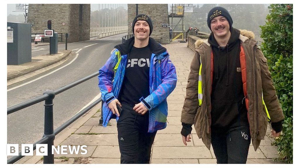 Friends’ 24-hour Clifton Suspension Bridge Movember walkathon Friends’ 24-hour Clifton Suspension Bridge Movember walkathon