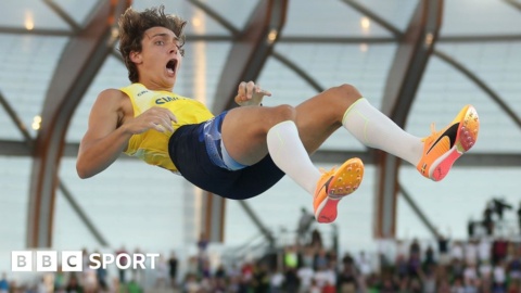 Armand Duplantis: Swedish pole vault star wants to ‘push barriers of what is possible’