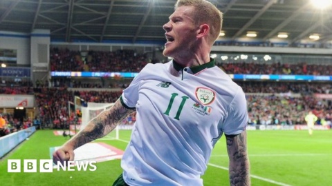 James McClean wins 100th cap for Republic of Ireland