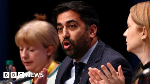 Humza Yousaf says SNP is ‘slightly down but definitely not out’