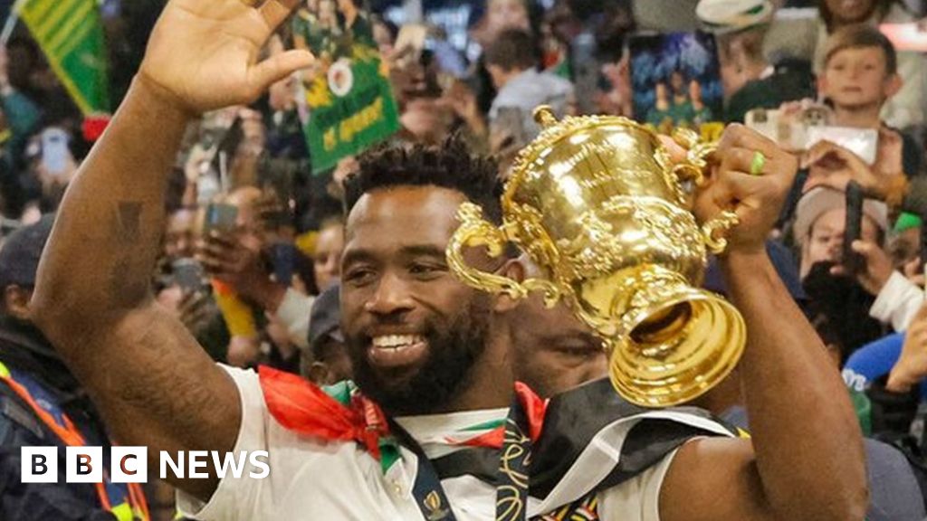 South Africa’s Rugby World Cup champions get heroes’ welcome South Africa’s Rugby World Cup champions get heroes’ welcome