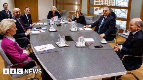 Ukraine support package worth €50bn agreed by EU leaders