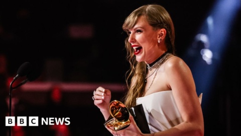 Taylor Swift makes history with best album award