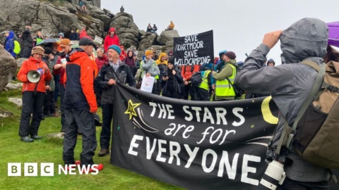 Hundreds attend Dartmoor wild camping rally