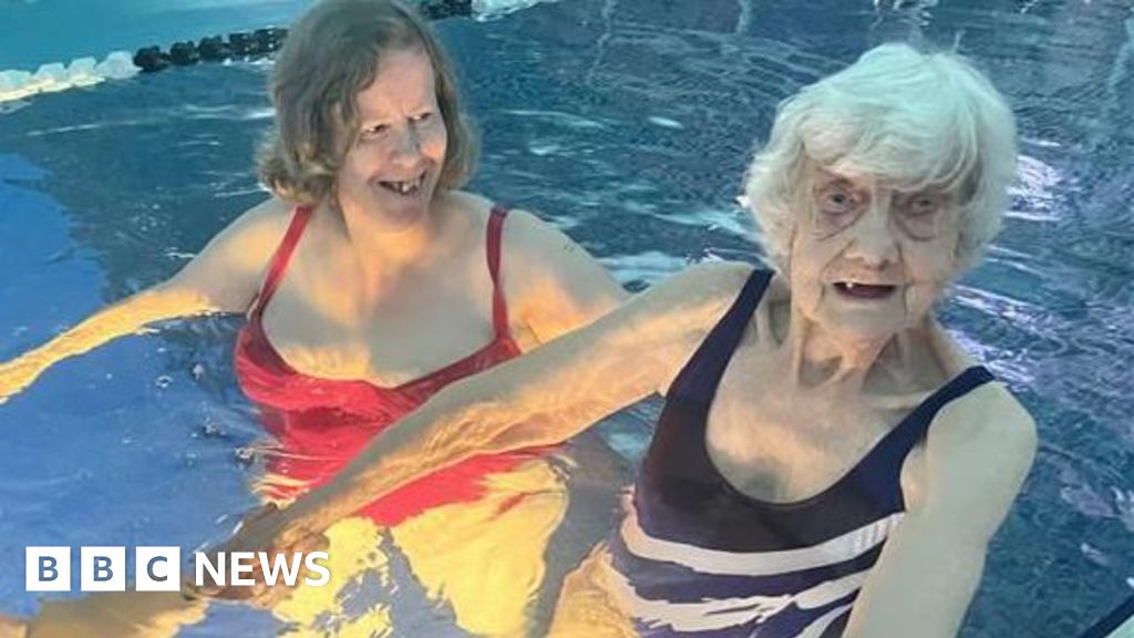Norwich care home resident goes swimming to fulfil dream Norwich care home resident goes swimming to fulfil dream