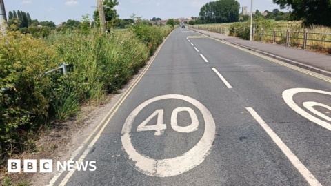 Stoborough Primary School protest against road speed limit