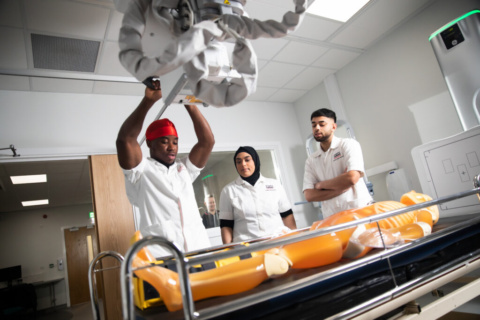 Train for critical health and social care careers at the University of Salford
