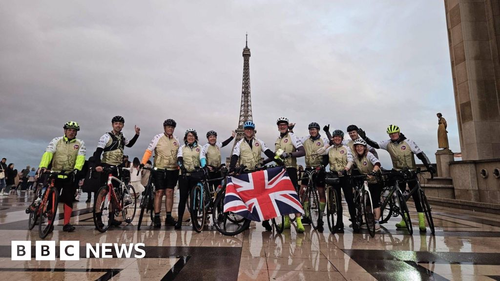 Cyclists raise £50,000 for charity in Northampton to Paris ride Cyclists raise £50,000 for charity in Northampton to Paris ride