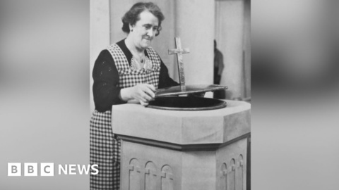 Newport woman celebrated for saving Germany church Newport woman celebrated for saving Germany church