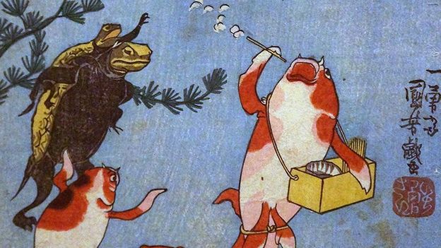 An enduring love of a humble fish in Japanese art