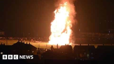What is the law on bonfires in Northern Ireland?
