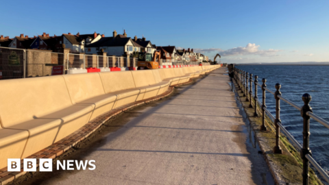 Extra £4.4m approved for West Kirby sea wall