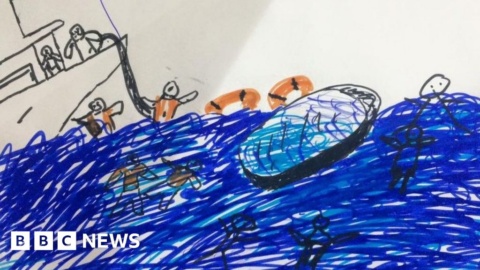 Refugee children on Lesbos helped to face fear of drowning