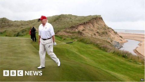 Environmental concerns over Trump’s golf plans at Menie