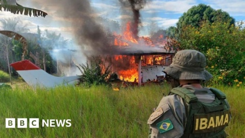 Brazil expelling illegal miners from indigenous lands