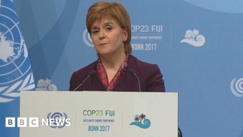 Sturgeon calls for ‘urgent action’ on climate change