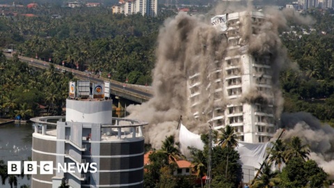 India demolishes Kerala skyscrapers over environmental violations