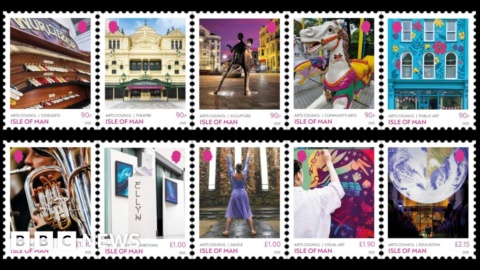 Stamp collection marks Isle of Man Arts Council’s 60th birthday Stamp collection marks Isle of Man Arts Council’s 60th birthday